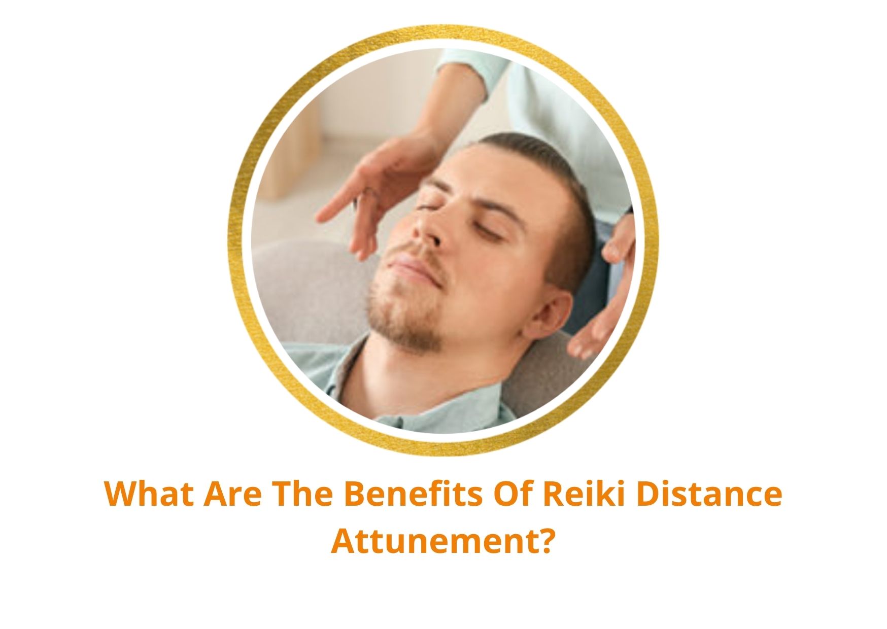 A man leaning back on the couch while receiving a reiki attunement